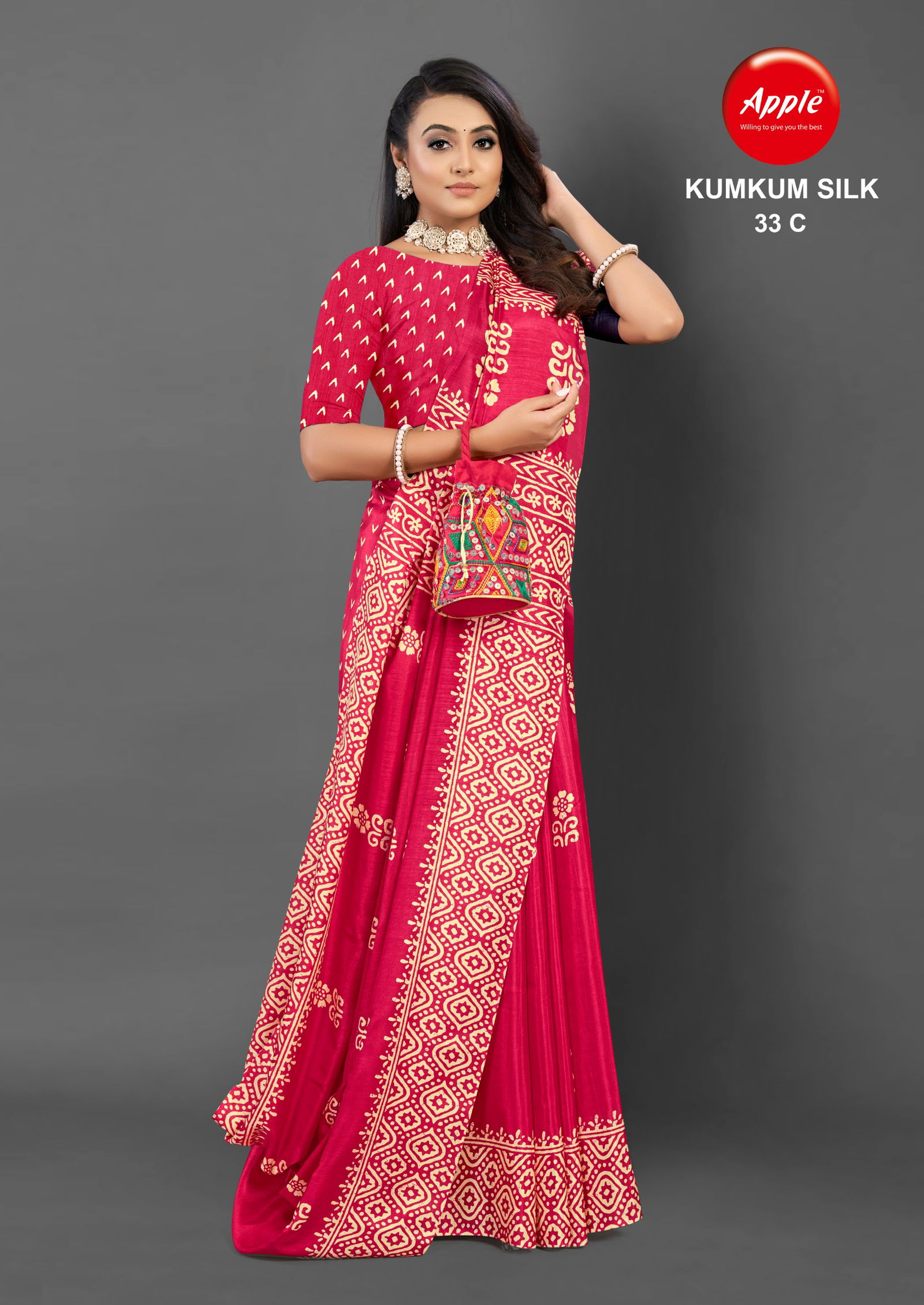 Kumkum 33 By Apple Daily Wear Cotton Printed Sarees Wholesale Price In Surat
